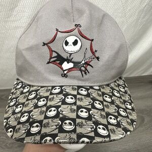 Disney Parks Jack Skellington Nightmare Before Christmas Youth Baseball Cap Gray